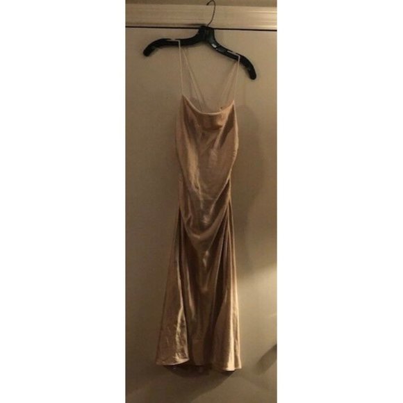 NWT $400 SACHIN & BABI BHLDN COWL NECK & COWL BACK WINTER SLIP DRESS SIZE 8 - Picture 6 of 7